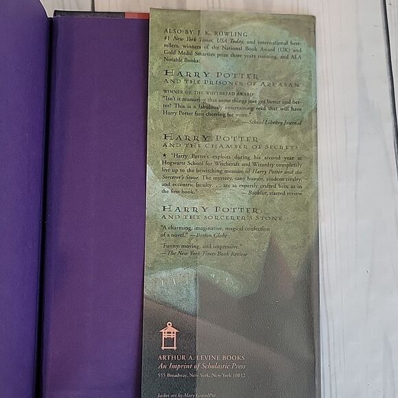 Harry Potter and the Goblet of Fire Book First American Edition - Picture 7 of 11